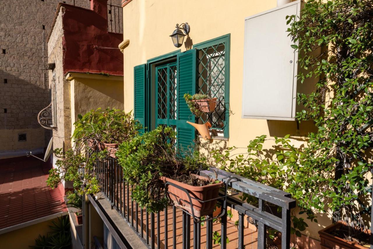 Colored House Until 7 People Above Sqplebiscito Napoli Eksteriør bilde